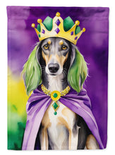 Load image into Gallery viewer, Saluki King of Mardi Gras Garden Flag - Vibrant Dog-Themed Yard Decor by Caroline's Treasures