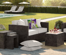 Load image into Gallery viewer, Samoyed King of Mardi Gras Throw Pillow