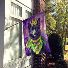 Load image into Gallery viewer, Schipperke King of Mardi Gras House Flag