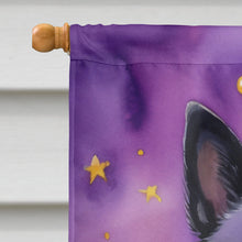 Load image into Gallery viewer, Schipperke King of Mardi Gras House Flag