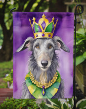 Load image into Gallery viewer, Scottish Deerhound King of Mardi Gras Garden Flag - Vibrant Dog-Themed Yard Decor by Caroline's Treasures