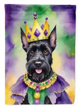 Load image into Gallery viewer, Scottish Terrier King of Mardi Gras House Flag