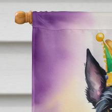 Load image into Gallery viewer, Scottish Terrier King of Mardi Gras House Flag
