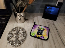Load image into Gallery viewer, Scottish Terrier King of Mardi Gras Pot Holders - Set of 2 Decorative Kitchen Helpers | Made in the USA