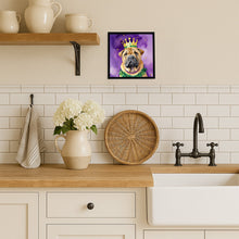 Load image into Gallery viewer, Shar Pei King of Mardi Gras Framed Metal Print