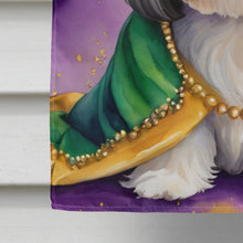 Load image into Gallery viewer, Shih Tzu King of Mardi Gras House Flag