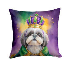 Load image into Gallery viewer, Shih Tzu King of Mardi Gras Throw Pillow