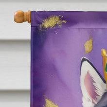 Load image into Gallery viewer, Siberian Husky King of Mardi Gras House Flag