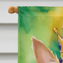 Load image into Gallery viewer, Silky Terrier King of Mardi Gras House Flag