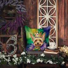Load image into Gallery viewer, Silky Terrier King of Mardi Gras Throw Pillow