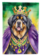 Load image into Gallery viewer, Tibetan Mastiff King of Mardi Gras House Flag