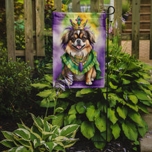 Load image into Gallery viewer, Tibetan Spaniel King of Mardi Gras Garden Flag - Vibrant Dog-Themed Yard Decor by Caroline's Treasures