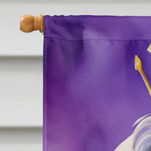 Load image into Gallery viewer, Tibetan Terrier King of Mardi Gras House Flag
