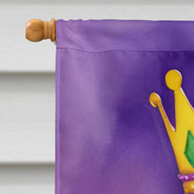 Load image into Gallery viewer, Weimaraner King of Mardi Gras House Flag