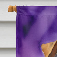 Load image into Gallery viewer, Welsh Terrier King of Mardi Gras House Flag