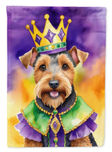 Load image into Gallery viewer, Welsh Terrier King of Mardi Gras Garden Flag - Vibrant Dog-Themed Yard Decor by Caroline's Treasures