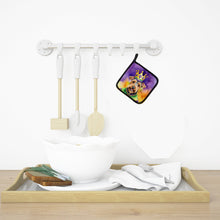 Load image into Gallery viewer, Welsh Terrier King of Mardi Gras Pot Holders - Set of 2 Decorative Kitchen Helpers | Made in the USA