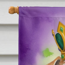 Load image into Gallery viewer, Wheaten Terrier King of Mardi Gras House Flag