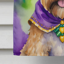 Load image into Gallery viewer, Wheaten Terrier King of Mardi Gras House Flag