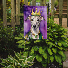 Load image into Gallery viewer, Whippet King of Mardi Gras Garden Flag - Vibrant Dog-Themed Yard Decor by Caroline's Treasures