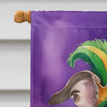 Load image into Gallery viewer, Whippet King of Mardi Gras House Flag