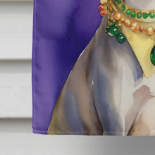 Load image into Gallery viewer, Whippet King of Mardi Gras House Flag