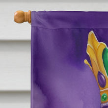 Load image into Gallery viewer, Wirehaired Pointing Griffon King of Mardi Gras House Flag