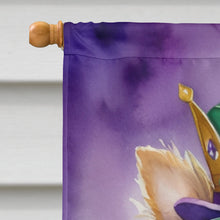 Load image into Gallery viewer, Yorkshire Terrier King of Mardi Gras House Flag