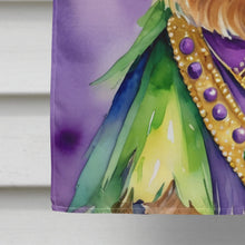 Load image into Gallery viewer, Yorkshire Terrier King of Mardi Gras House Flag
