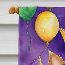 Load image into Gallery viewer, Yorkshire Terrier King of Mardi Gras House Flag