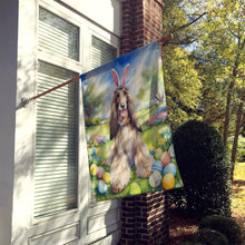 Load image into Gallery viewer, Afghan Hound Easter Egg Hunt House Flag