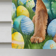 Load image into Gallery viewer, Airedale Terrier Easter Egg Hunt House Flag