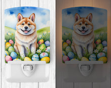 Load image into Gallery viewer, Akita Easter Egg Hunt Ceramic Night Light