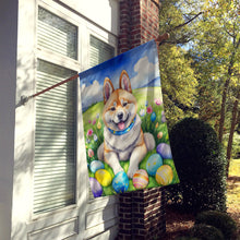 Load image into Gallery viewer, Akita Easter Egg Hunt House Flag