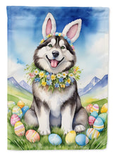 Load image into Gallery viewer, Alaskan Malamute Easter Egg Hunt House Flag