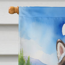 Load image into Gallery viewer, Alaskan Malamute Easter Egg Hunt House Flag