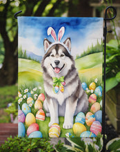 Load image into Gallery viewer, Alaskan Malamute Easter Garden Flag - Easter Egg Hunt - Dog-Themed Spring Yard Decor