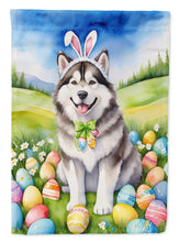 Load image into Gallery viewer, Alaskan Malamute Easter Garden Flag - Easter Egg Hunt - Dog-Themed Spring Yard Decor