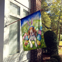 Load image into Gallery viewer, American English Coonhound Easter Egg Hunt House Flag