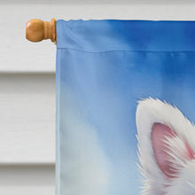 Load image into Gallery viewer, American Eskimo Easter Egg Hunt House Flag