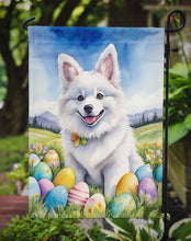 Load image into Gallery viewer, American Eskimo Easter Garden Flag - Easter Egg Hunt - Dog-Themed Spring Yard Decor