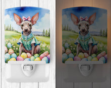 Load image into Gallery viewer, American Hairless Terrier Easter Egg Hunt Ceramic Night Light