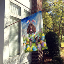 Load image into Gallery viewer, American Water Spaniel Easter Egg Hunt House Flag
