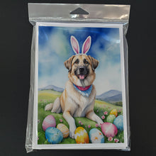 Load image into Gallery viewer, Anatolian Shepherd Dog Easter Egg Hunt Greeting Cards - Blank Note Cards – 8-Pack of Artist-Designed Cards with Envelopes