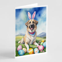 Load image into Gallery viewer, Anatolian Shepherd Dog Easter Egg Hunt Greeting Cards - Blank Note Cards – 8-Pack of Artist-Designed Cards with Envelopes