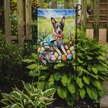 Load image into Gallery viewer, Australian Cattle Dog Easter Garden Flag - Easter Egg Hunt - Dog-Themed Spring Yard Decor