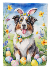 Load image into Gallery viewer, Australian Shepherd Easter Egg Hunt House Flag
