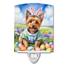 Load image into Gallery viewer, Australian Terrier Easter Egg Hunt Ceramic Night Light