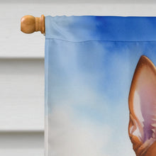 Load image into Gallery viewer, Basenji Easter Egg Hunt House Flag