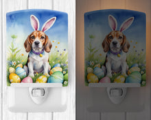 Load image into Gallery viewer, Beagle Easter Egg Hunt Ceramic Night Light
